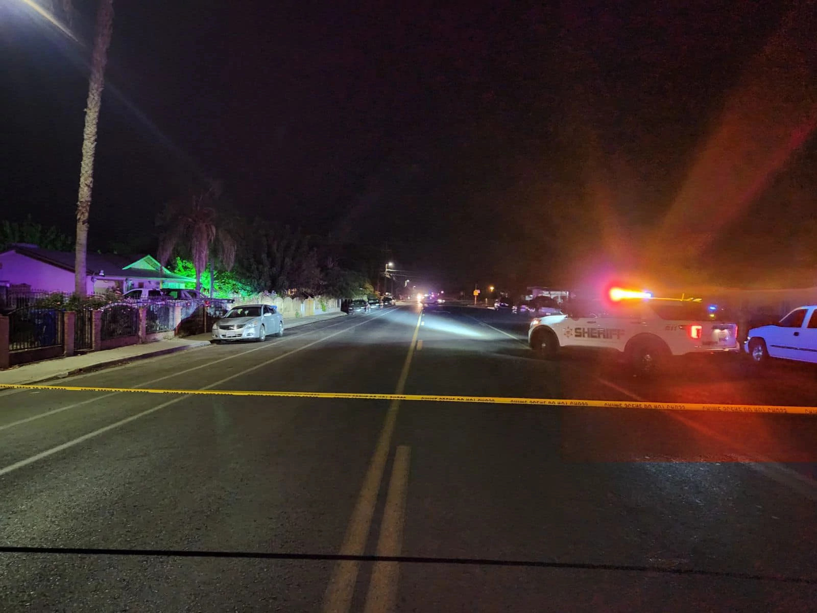 TCSO Detectives On Scene of Double Shooting in Orosi