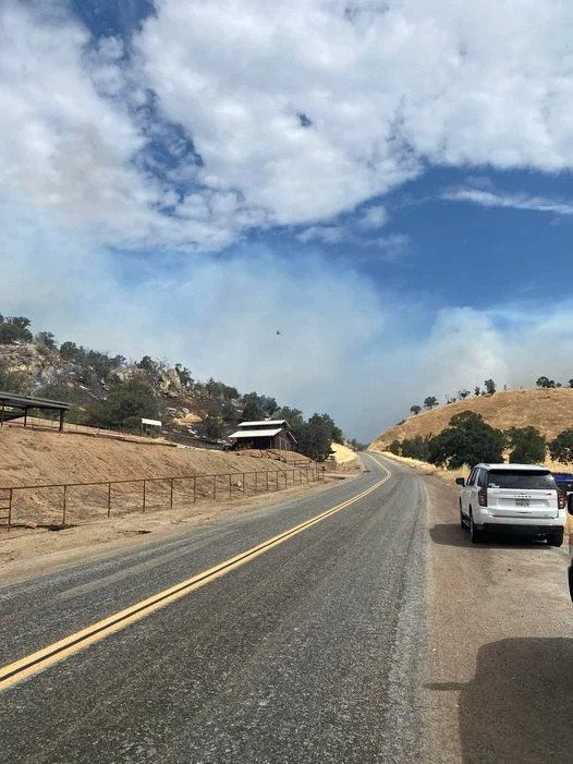 Dry Creek Road Closed Due to Fire