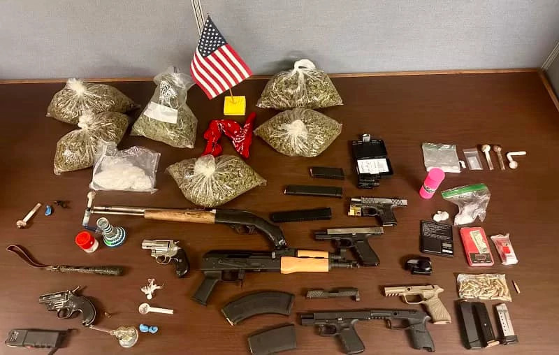 Multi-Agency Gang Detail Nets 34 Arrests, Guns, Drugs & Stolen Car